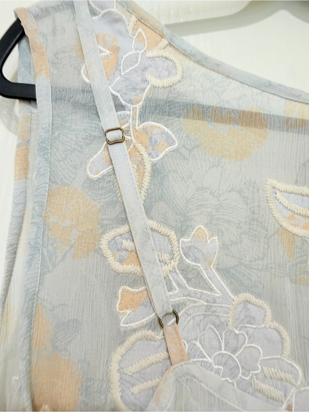 Sundance Moonshadow Beaded Embroidered Dress w/ Mesh Overlay PXL NWOT - Picture 9 of 13